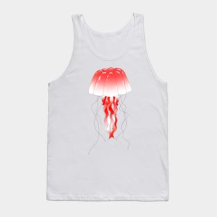 Red Jellofish Tank Top